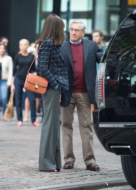 anne hathaway the intern celine bag|Celine box bag.